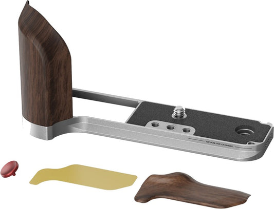 SmallRig 5266 L-Shape Mount Plate with Wooden Handle for FUJIFILM GFX100RF Black