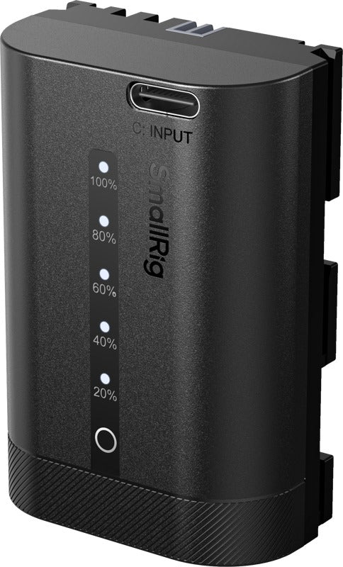 SmallRig 5298 USB-C Camera Battery with Power Display for Canon LP-E6P