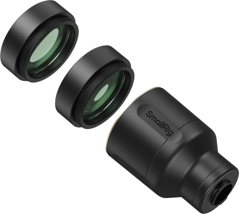SmallRig 5334 2× Magnification Telephoto & Macro Lens Kit for Phones (T-Mount)