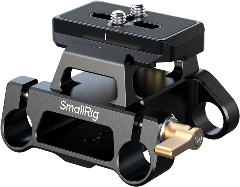 SmallRig 5365 Arca-Type Mount Plate Kit with 15mm Dual Rod Clamp