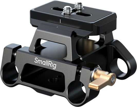 SmallRig 5365 Arca-Type Mount Plate Kit with 15mm Dual Rod Clamp