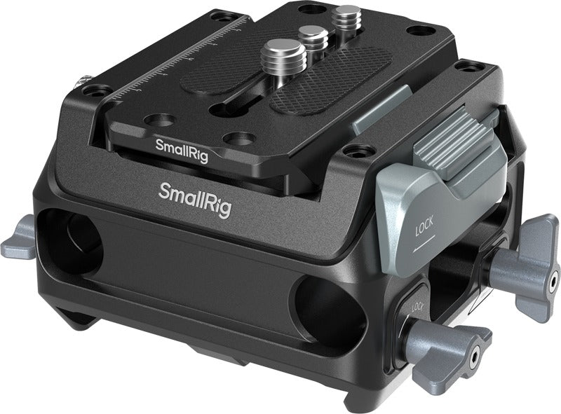 SmallRig 5366 Manfrotto-Type Mount Plate Kit with 15mm Dual Rod Clamp