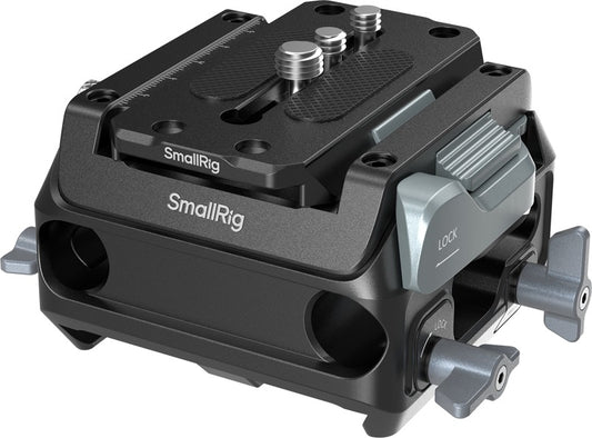 SmallRig 5366 Manfrotto-Type Mount Plate Kit with 15mm Dual Rod Clamp