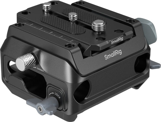 SmallRig 5366 Manfrotto-Type Mount Plate Kit with 15mm Dual Rod Clamp