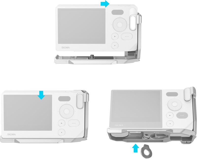 SmallRig 5390 L-Shaped Mount Plate with Handle for Sigma BF Silver