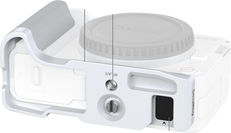 SmallRig 5430 L-Shaped Mount Plate with Handle for Canon EOS R50 V White