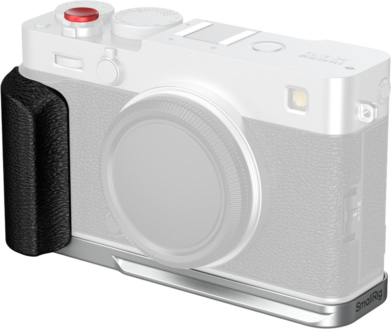 SmallRig 5447 L-Shaped Mount Plate with Silicone Handle for FUJIFILM X-E5 Silver