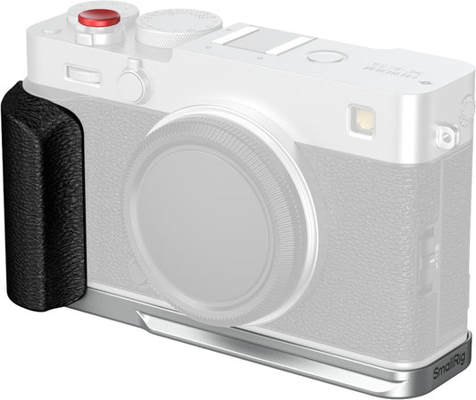 SmallRig 5447 L-Shaped Mount Plate with Silicone Handle for FUJIFILM X-E5 Silver