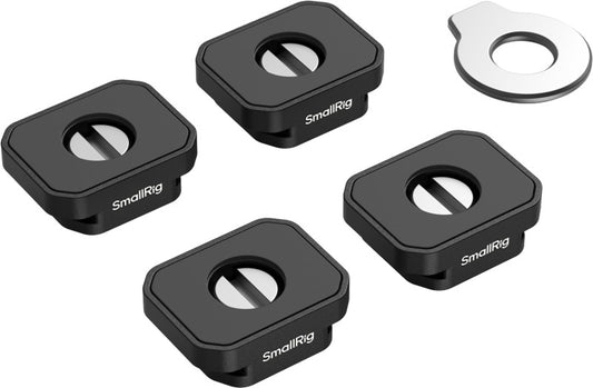 SmallRig 5472 Mount Plate with Cold Shoe Mount (4pcs)