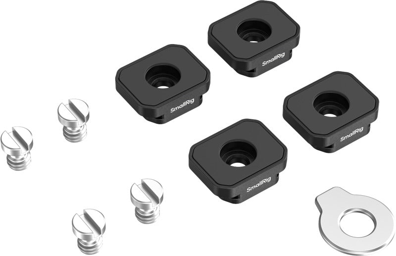 SmallRig 5472 Mount Plate with Cold Shoe Mount (4pcs)