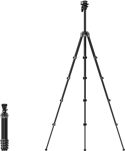 SmallRig 5477 Portable Video Carbon Fiber Tripod AP255Pro