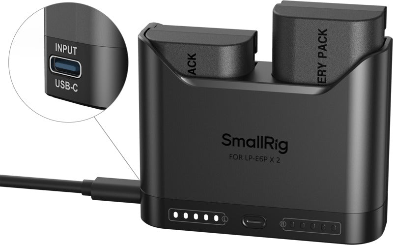 SmallRig 5484 Turbo Charging Kit for LP-E6NH Camera Batteries