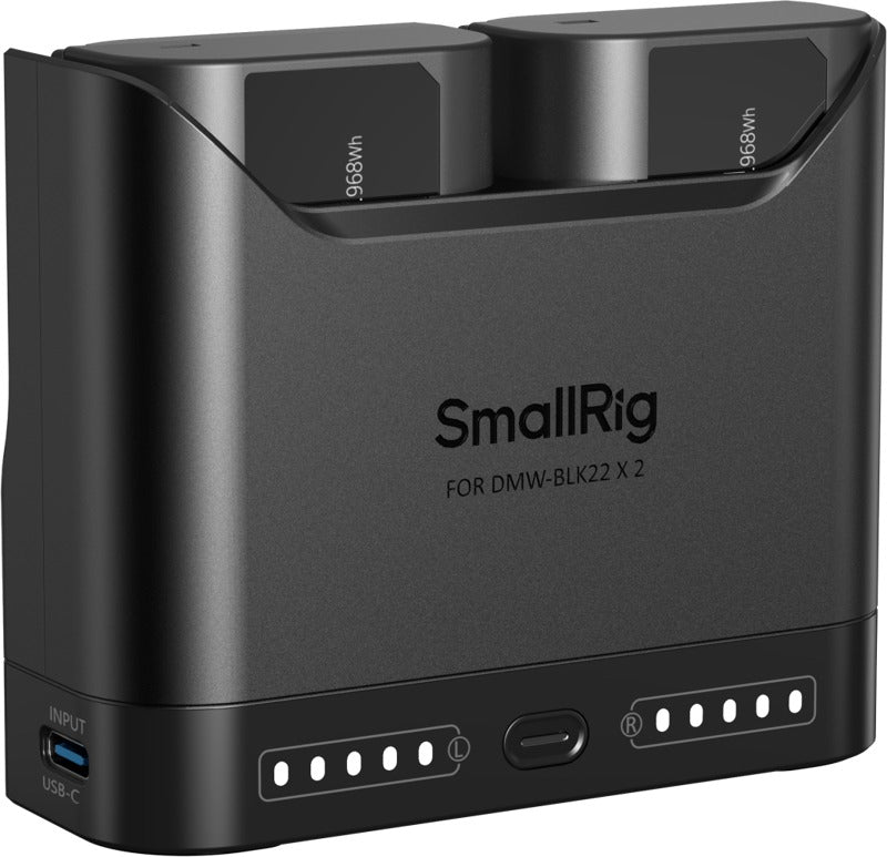 SmallRig 5487 Turbo Charging Kit for DMW-BLK22 Camera Batteries