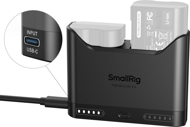 SmallRig 5491 Camera Battery Charger for EN-EL15c