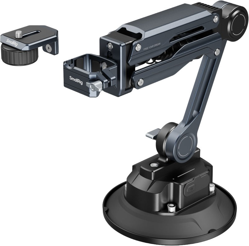 SmallRig 5507 Shock Absorber Support with Electronic Suction Cup for Osmo Pocket 3 / HERO13 and more