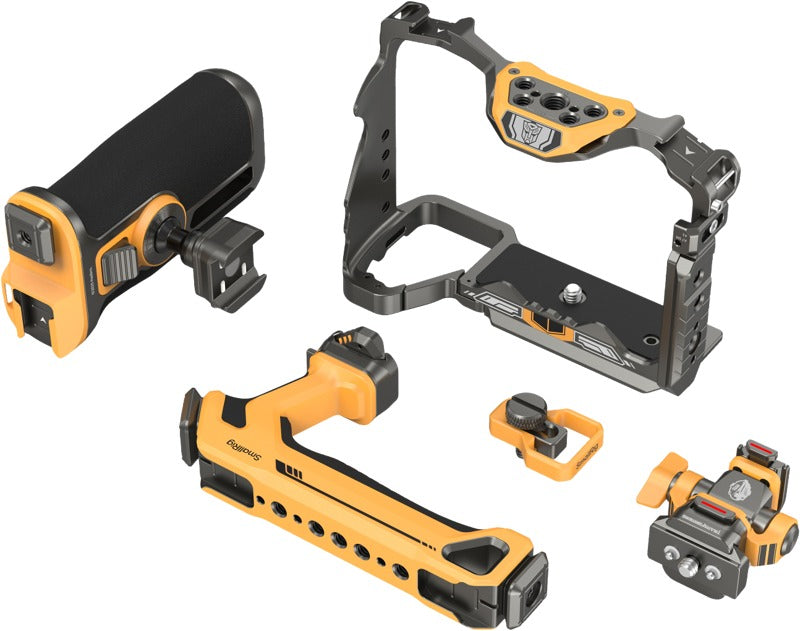SmallRig 5518 HawkLock Quick Release Cage Kit for Sony A7R V/ A7 IV/ A7S III (Adv Ed) (Bumblebee)