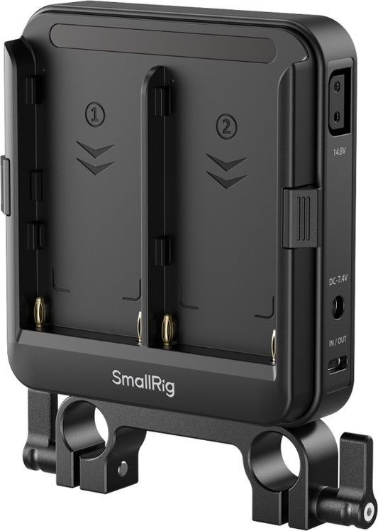 SmallRig 5537 Adapter Plate Kit for NP-F Type Batteries for 15mm LWS Rods (Supports UPS)