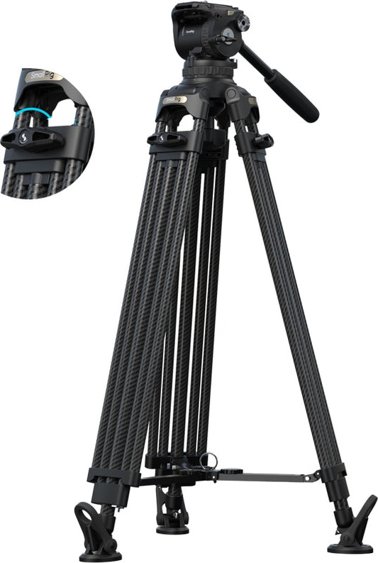 SmallRig 5578 FSD18 FreeSpeed Heavy-Duty Carbon Fiber Tripod