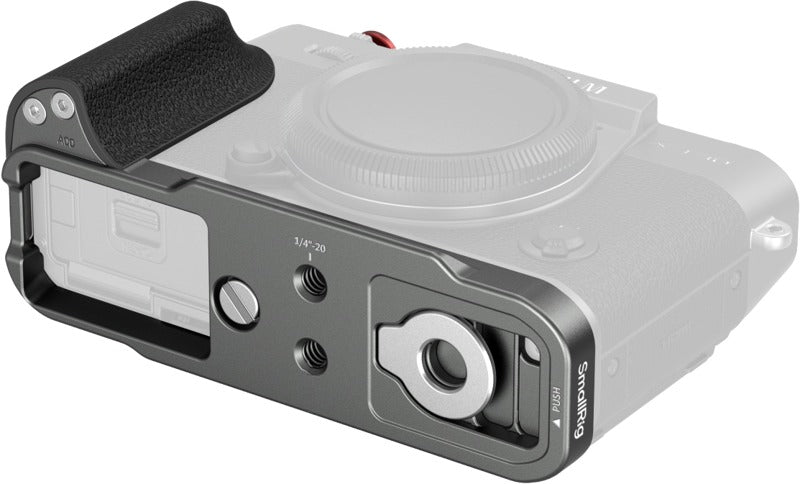 SmallRig 5665 L-Shaped Mount Plate w Silicone Handle for FUJIFILM X-T30 / T30 II / T30 III Charcoal