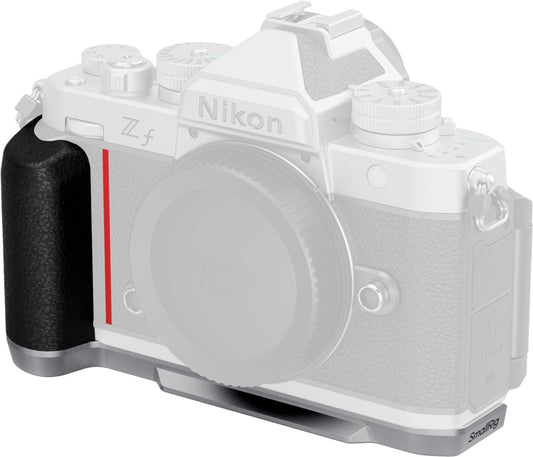 SmallRig 5706 L-Shaped Mount Plate with Silicone Handle for Nikon Z f Silver