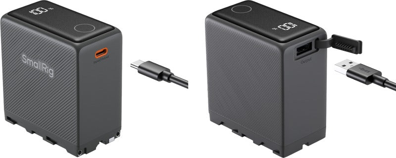 SmallRig 5729 USB-C Rechargable Camera Battery for NP-F970