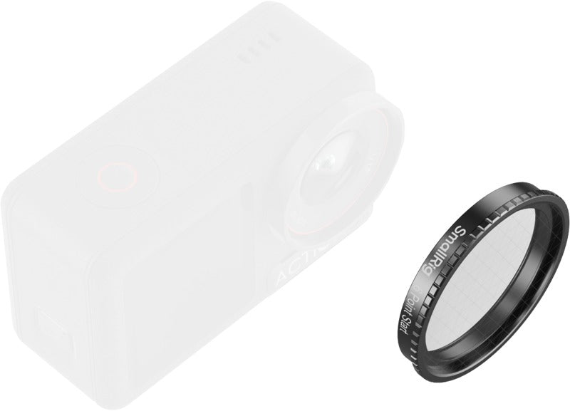 SmallRig 5839 Attachable Star Cross Filter (6 Points) for DJI Osmo Action 5 Pro / 4