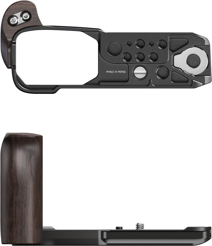 SmallRig 5906 L-Shaped Mount Plate with Wooden Handle for Nikon ZR