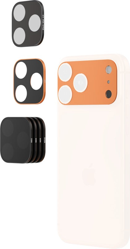SmallRig 6065 Square UV Filter Kit for iPhone 17 Pro (Silver)