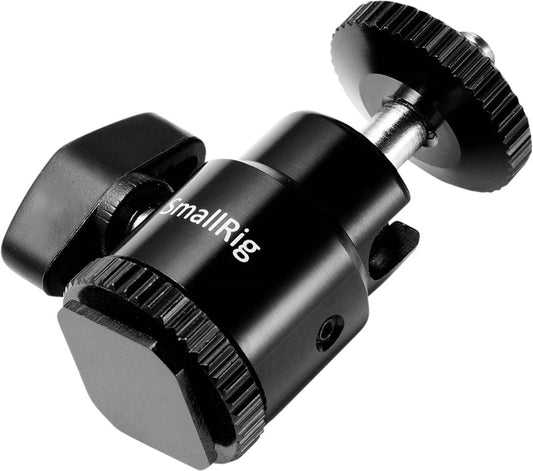 SmallRig 761 Cold shoe mount - Ballhead 1/4" screw