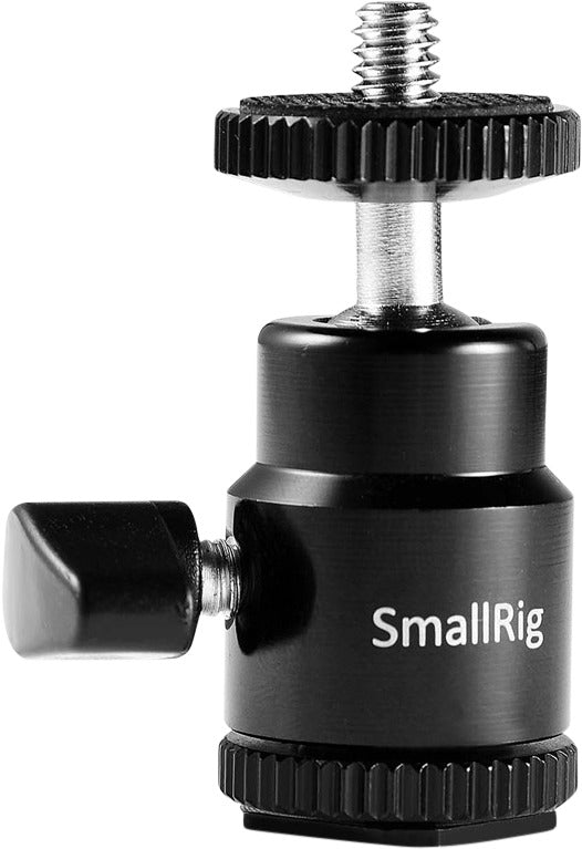 SmallRig 761 Cold shoe mount - Ballhead 1/4" screw