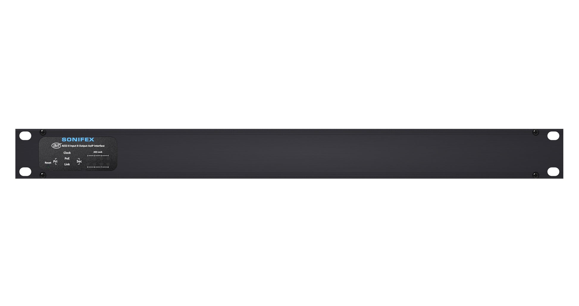 Sonifex AVN-AESIO8-T-RAV | 8 AES3 Input, 8 AES3 Output RAVENNA/AES67 Interface with Terminal Block Connectivity