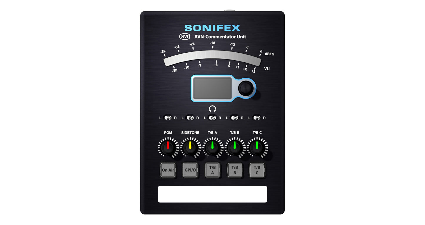 Sonifex AVN-CU1 | Dante Commentary Unit for 1 Commentator