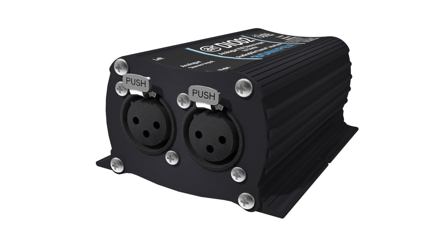 Sonifex AVN-DIO02 | Analogue XLR Stereo Input to Dante