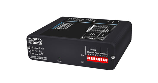 Sonifex AVN-DIO10 | Dante 3G/HD/SD-SDI Embedder/De-Embedder
