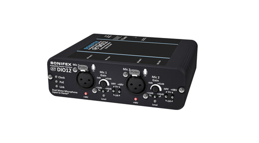 Sonifex AVN-DIO12 | Dual Mono Microphone Input to Dante