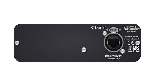Sonifex AVN-DIO14 | Dante to XLR Analogue Stereo Input & Stereo Output
