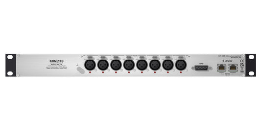 Sonifex AVN-M8R | 8 Mic/Line Input Dante Interface, Dual PoE
