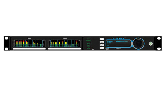 Sonifex AVN-PA8D | 8 Stereo Analogue Line Inputs & Outputs AES67 Portal with Display