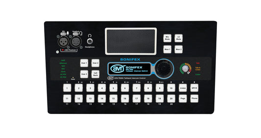 Sonifex AVN-TB20AD | 20 Button Advanced Talkback Intercom, AoIP Desktop Portal