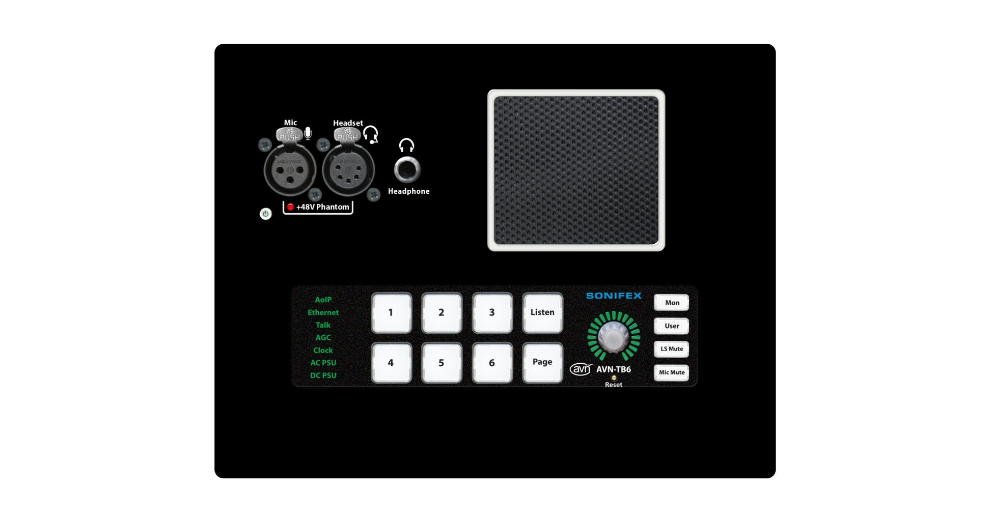 Sonifex AVN-TB6D | 6 Button Talkback Intercom