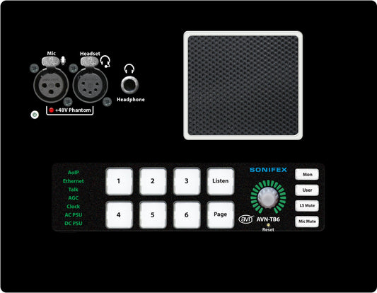 Sonifex AVN-TB6D | 6 Button Talkback Intercom