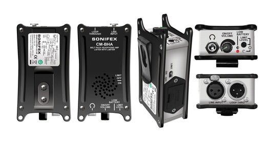 Sonifex CM-BHA | Belt Pack Headphone Amplifier With Limiter & Loudspeaker
