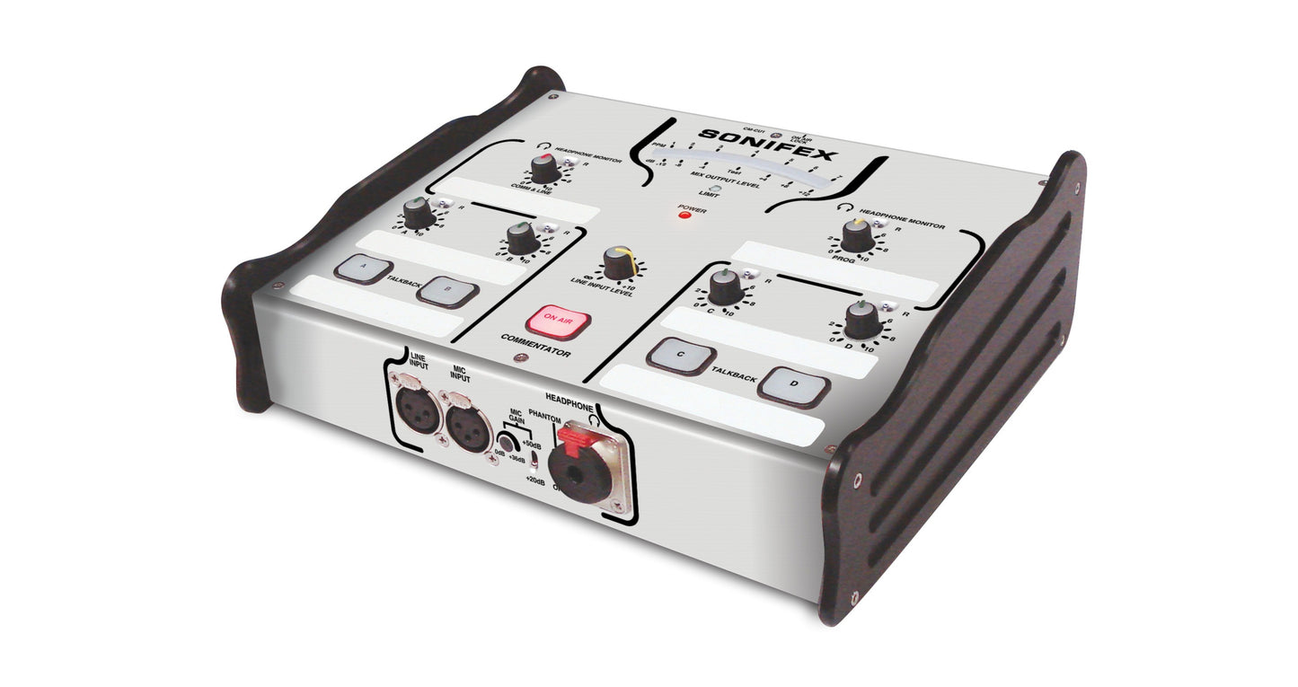 Sonifex CM-CU1 | Commentator Unit 1 Commentator & Line Input