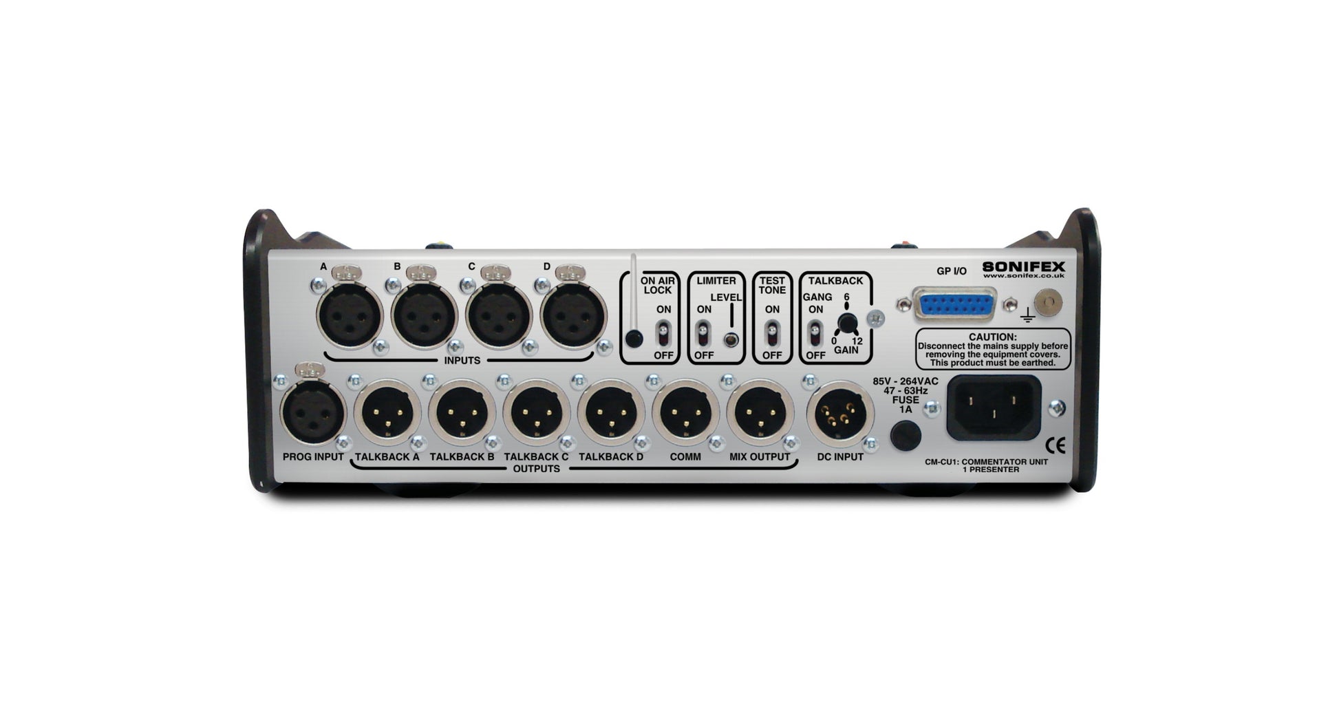 Sonifex CM-CU1 | Commentator Unit 1 Commentator & Line Input