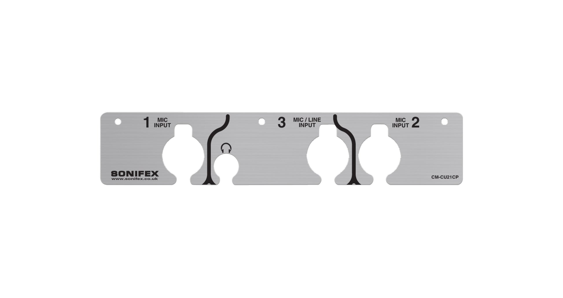 Sonifex CM-CU21CP | Commentator Unit Front Cover Plate