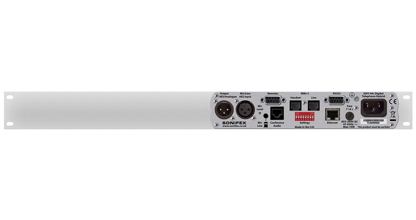 Sonifex DHY-04S | Single Automatic Digital TBU, AES/EBU & Analogue I/O With Ethernet.
