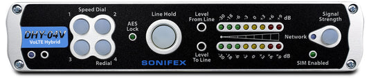 Sonifex DHY-04V | Single Automatic 4G VoLTE Hybrid with HD Voice, AES/EBU & Analogue I/O With Ethernet.