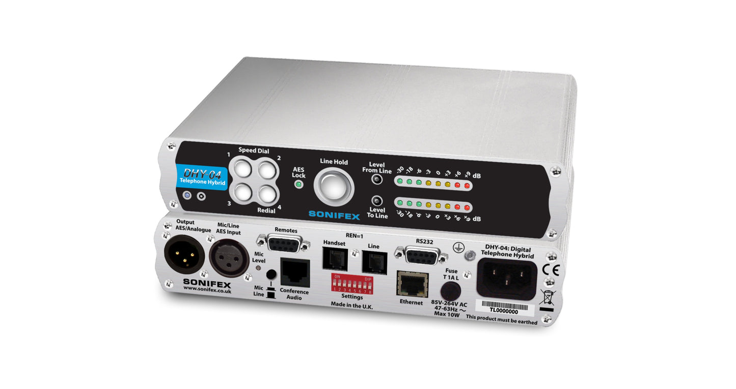Sonifex DHY-04 | Single Automatic Digital TBU, AES/EBU & Analogue I/O With Ethernet.