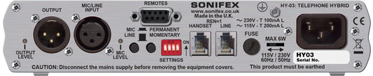 Sonifex HY-03 | Hybrids - HY-03 - Series (Analogue)