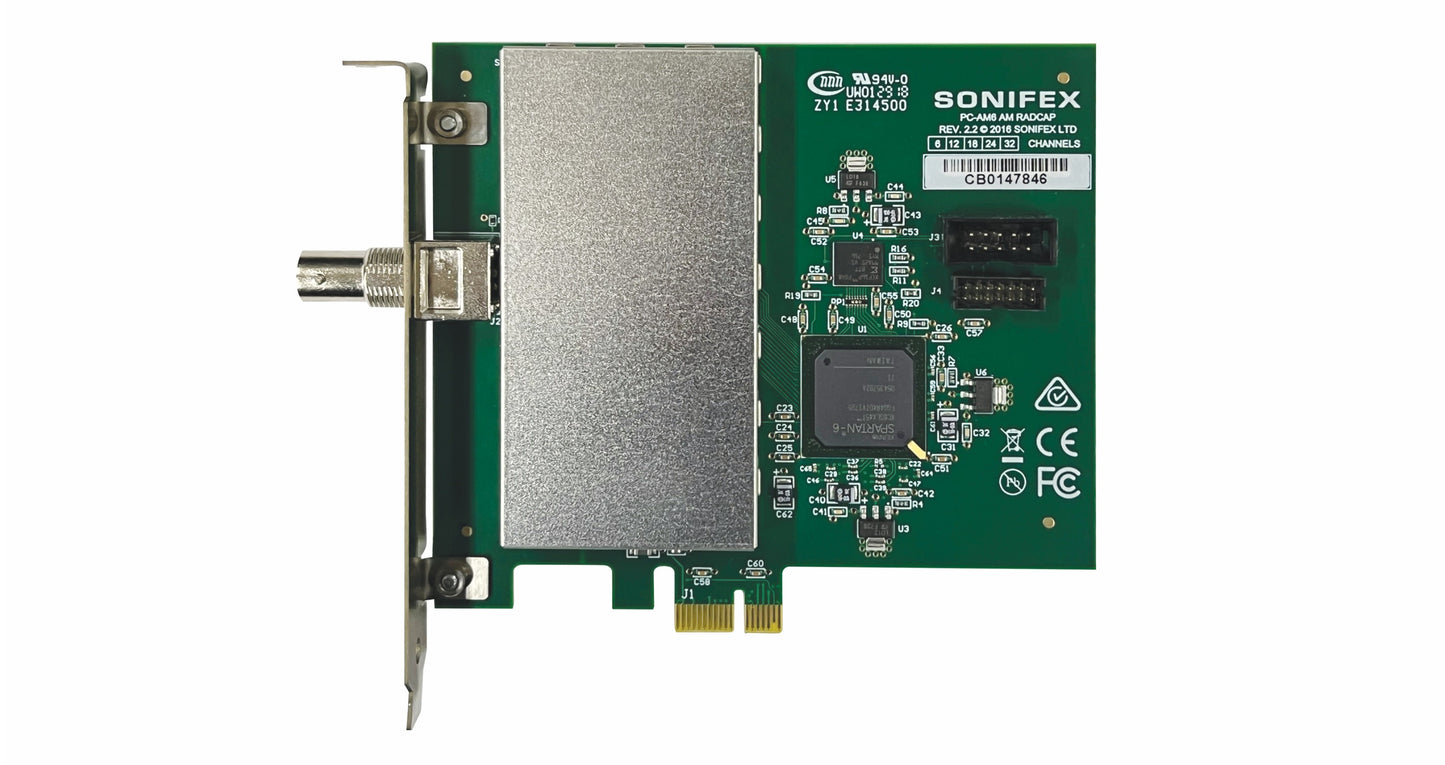 Sonifex PC-AM | AM Radio Capture PCle Card (6 to 32 Channels)
